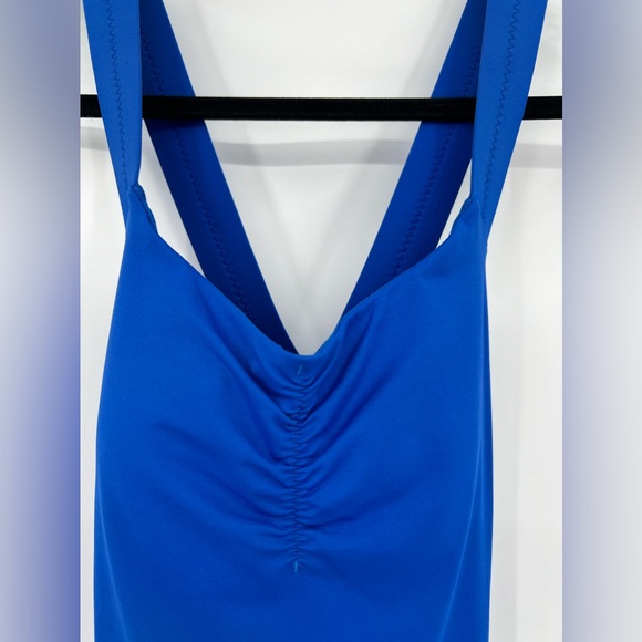 Lululemon Core Kicker Tank Top Baroque Blue Wide Straps Open Back Ribbed Bra 6 - Picture 14 of 16